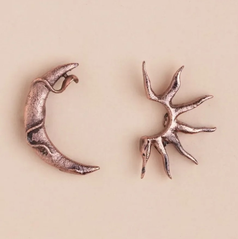 Мідні сережки Сур'я Чандра