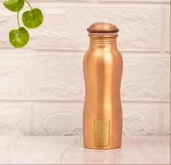 Медная бутылка для воды с логотипом, 300 мл