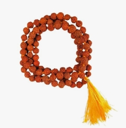 Освящена. Панчамукхи (пятиликая) Рудракша Мала. (6 мм) 