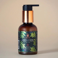 Органическое умывание для лица с экстрактом нема и тулси для очистки и контроля акне (для жирної шкіри) - 100 мл