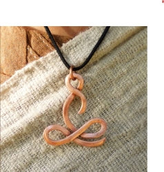 Медный кулон Sadhaka с веревкой 