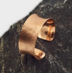 Медная манжета - стиль 3