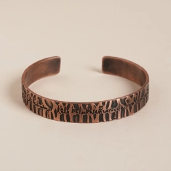 Йога Йогешварая Чант Медный манжет 